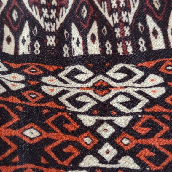 +SZ NWT Brown/Orange Rough Hem Palazzo Pants SZ 1X By Democracy - Picture 10 of 10